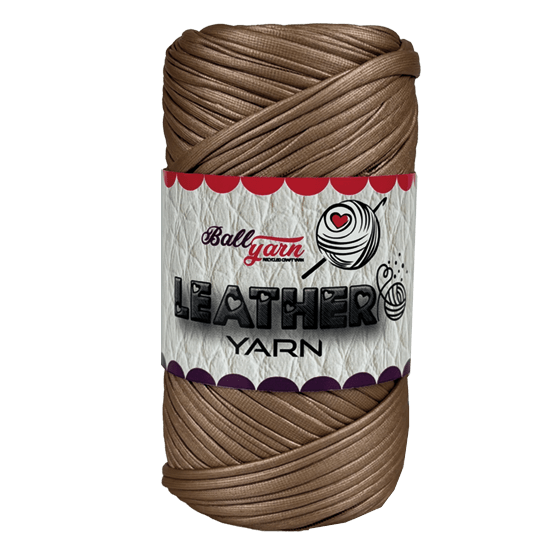 LEATHER YARN -MAT BEJ