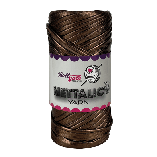 METTALIC YARN -BRONZ KAHVE